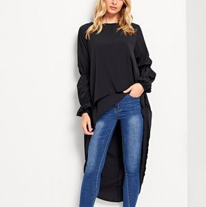 High low blouse